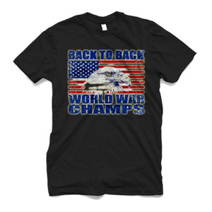 USA BACK TO BACK WORLD WAR CHAMP Men's T-Shirt USA BACK TO BACK WORLD WAR CHAMP Men's T-Shirt