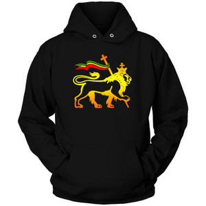 AFRICA RASTA STRONG LION RASTAFARIAN REGGAE Hoodie