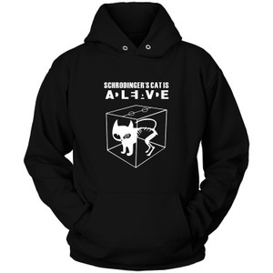 CAT DEAD ALIVE SCHRODINGER'S Hoodie