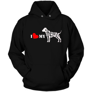 I LOVE MY PITBULL Hoodie