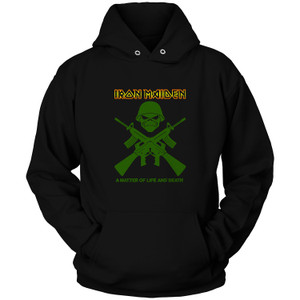 IRON MAIDEN A MATTER OF LIFE AND DEATH Hoodie IRON MAIDEN A MATTER OF LIFE AND DEATH Hoodie