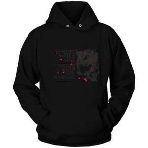 LEAVE ONE WOLF ALIVE ARYA STARK Hoodie LEAVE ONE WOLF ALIVE ARYA STARK Hoodie