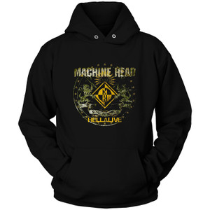 MACHINE HEAD BLACK SILVER LOGO Hoodie MACHINE HEAD BLACK SILVER LOGO Hoodie