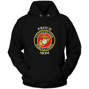 PROUD MARINE MOM US ARMY 1 Hoodie PROUD MARINE MOM US ARMY 1 Hoodie