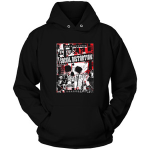 SOCIAL DISTORTION SKELLY SKULL BAND Hoodie SOCIAL DISTORTION SKELLY SKULL BAND Hoodie