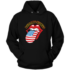 THE ROLLING STONES USA LOGO Hoodie THE ROLLING STONES USA LOGO Hoodie