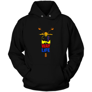 WAY OF LIFE SCOOTERS BLACK Hoodie