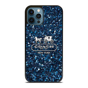 COACH NEW YORK BLUE STONE iPhone 12 Pro Max Case