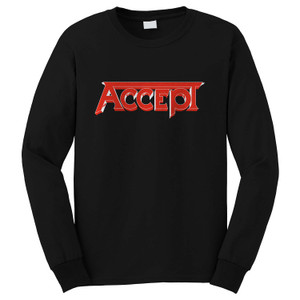 ACCEPT BAND LOGO 2 Long Sleeve T-Shirt ACCEPT BAND LOGO 2 Long Sleeve T-Shirt