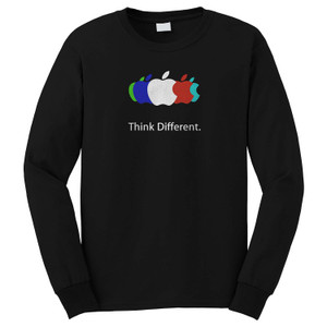 APPLE 3 BLACK Long Sleeve T-Shirt APPLE 3 BLACK Long Sleeve T-Shirt