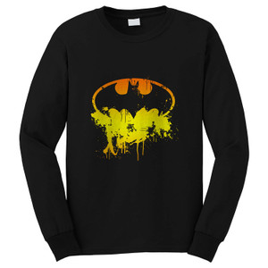 BATMAN WAYNE LOGO Long Sleeve T-Shirt BATMAN WAYNE LOGO Long Sleeve T-Shirt