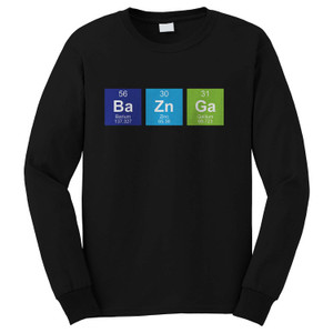 BAZINGA PERIODIC TABLE Long Sleeve T-Shirt