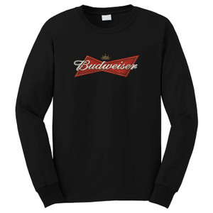 BUDWEISER KING OF BEERS LOGO Long Sleeve T-Shirt