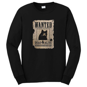 CAT DEAD ALIVE SCHRODINGER'S 3 Long Sleeve T-Shirt CAT DEAD ALIVE SCHRODINGER'S 3 Long Sleeve T-Shirt