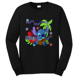DISNEY LILO AND STITCH GUITARS Long Sleeve T-Shirt