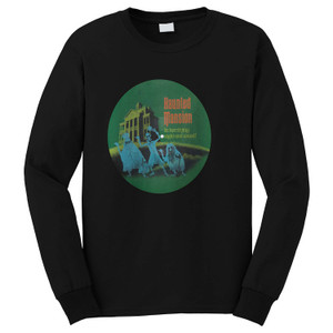 DISNEY PARKS BLACK HAUNTED MANSION GHOSTS Long Sleeve T-Shirt DISNEY PARKS BLACK HAUNTED MANSION GHOSTS Long Sleeve T-Shirt