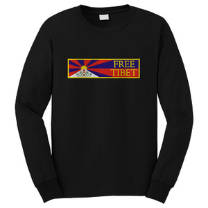 FREE TIBET FLAG Long Sleeve T-Shirt