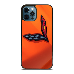 CORVETTE ORANGE LOGO iPhone 12 Pro Max Case CORVETTE ORANGE LOGO iPhone 12 Pro Max Case