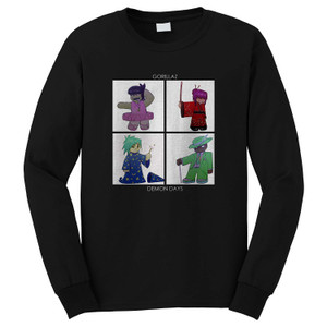 GORILLAZ DEMON DAYS BAND Long Sleeve T-Shirt GORILLAZ DEMON DAYS BAND Long Sleeve T-Shirt