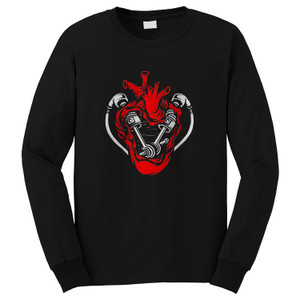 HEART BEAT PISTON 1 Long Sleeve T-Shirt