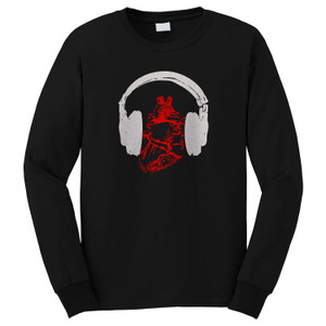 HEARTBEAT TRAP DJ EDC Long Sleeve T-Shirt HEARTBEAT TRAP DJ EDC Long Sleeve T-Shirt