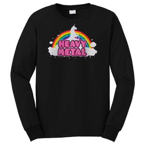 HEAVY METAL UNICORN Long Sleeve T-Shirt
