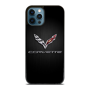 CORVETTE SYMBOLS BLACK iPhone 12 Pro Max Case CORVETTE SYMBOLS BLACK iPhone 12 Pro Max Case