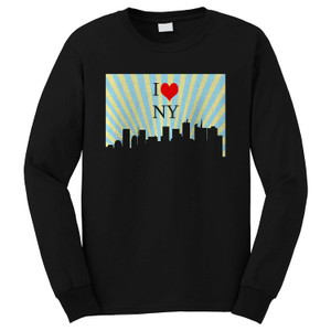 I LOVE NEW YORK DONT' SLEEP CITY 1 Long Sleeve T-Shirt I LOVE NEW YORK DONT' SLEEP CITY 1 Long Sleeve T-Shirt