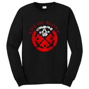 LIFE OF AGONY LOGO Long Sleeve T-Shirt