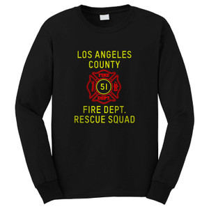 LOS ANGELES COUNTY SQUAD 51 2 Long Sleeve T-Shirt