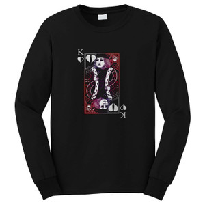 LOST GODS KING OF HEARTS PLAYING CARD Long Sleeve T-Shirt