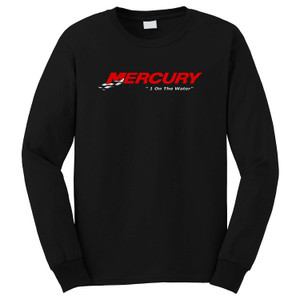 MERCURY PRO BASS FISHING LOGO Long Sleeve T-Shirt MERCURY PRO BASS FISHING LOGO Long Sleeve T-Shirt