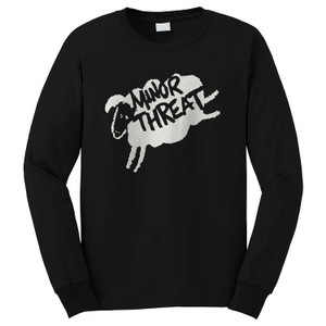 MINOR THREAT LOGO Long Sleeve T-Shirt