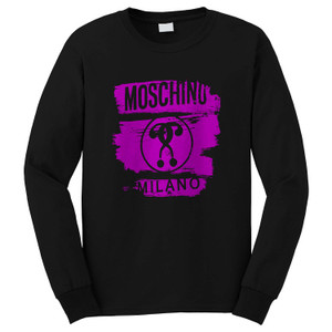 MOSCHINO MILANO Long Sleeve T-Shirt
