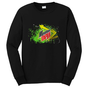 MOUNTAIN DEW LOGO 3 Long Sleeve T-Shirt MOUNTAIN DEW LOGO 3 Long Sleeve T-Shirt
