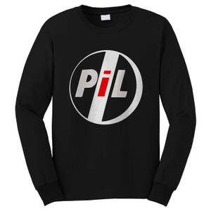 PUBLIC IMAGE LTD PIL LOGO 2 Long Sleeve T-Shirt PUBLIC IMAGE LTD PIL LOGO 2 Long Sleeve T-Shirt