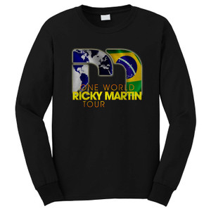 RICKY MARTIN WORLD TOUR Long Sleeve T-Shirt RICKY MARTIN WORLD TOUR Long Sleeve T-Shirt