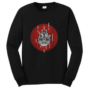 STAR WARS MILLENIUM FALCON 2 Long Sleeve T-Shirt STAR WARS MILLENIUM FALCON 2 Long Sleeve T-Shirt