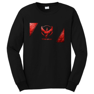 TEAM VALOR GO RED MASTER TRAINER Long Sleeve T-Shirt TEAM VALOR GO RED MASTER TRAINER Long Sleeve T-Shirt