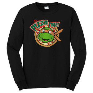 TEENAGE MUTANT NINJA TURTLES PIZZA TIME Long Sleeve T-Shirt TEENAGE MUTANT NINJA TURTLES PIZZA TIME Long Sleeve T-Shirt