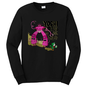 THE FLAMING LIPS YOSHIMI BATTLES THE PINK ROBOTS Long Sleeve T-Shirt THE FLAMING LIPS YOSHIMI BATTLES THE PINK ROBOTS Long Sleeve T-Shirt