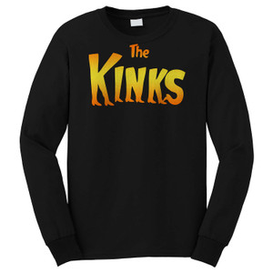 THE KINKS ENGLISH ROCK BAND LOGO Long Sleeve T-Shirt THE KINKS ENGLISH ROCK BAND LOGO Long Sleeve T-Shirt