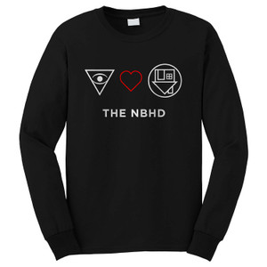 THE NEIGHBOURHOOD THE NBHD ROCK BAND Long Sleeve T-Shirt THE NEIGHBOURHOOD THE NBHD ROCK BAND Long Sleeve T-Shirt
