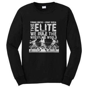 THE YOUNG BUCKS BULLET CLUB ELITE Long Sleeve T-Shirt THE YOUNG BUCKS BULLET CLUB ELITE Long Sleeve T-Shirt