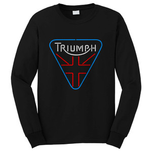 TRIUMPH LOGO MOTORCYCLE Long Sleeve T-Shirt