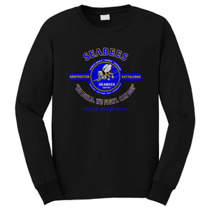 US NAVY SEABEES Long Sleeve T-Shirt
