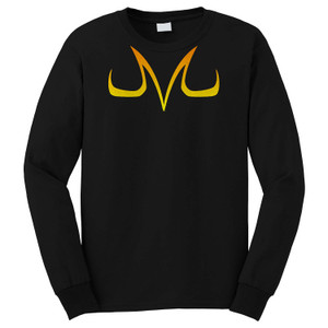 VEGETA MAJIN LOGO DRAGON BALL Z Long Sleeve T-Shirt VEGETA MAJIN LOGO DRAGON BALL Z Long Sleeve T-Shirt