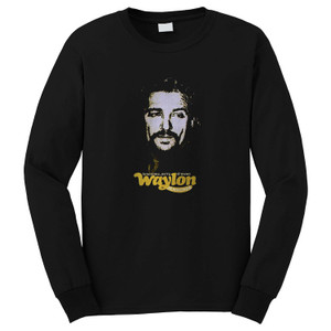 WAYLON JENNINGS Long Sleeve T-Shirt WAYLON JENNINGS Long Sleeve T-Shirt