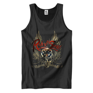 AMERICAN BIKER REBEL COUNTRY HARLEY Men's Tank Top AMERICAN BIKER REBEL COUNTRY HARLEY Men's Tank Top
