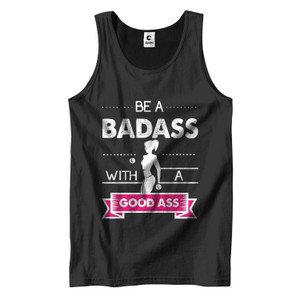 BAD ASS WITH A GOOD ASS Men's Tank Top